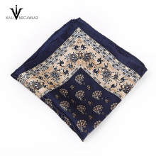 Custom fashion digital printing pocket square hanky